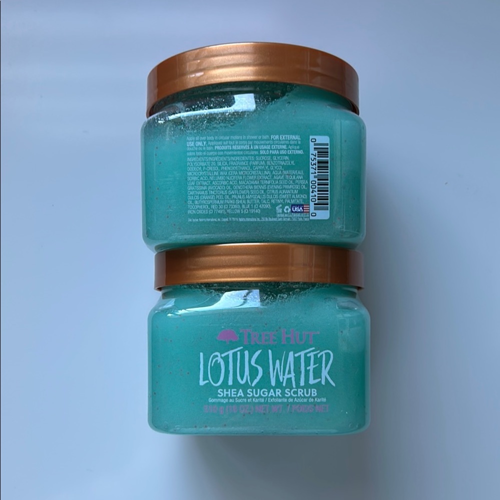 NWT ONLY ONE Tree Hut Lotus Water Shea Sugar Scrub